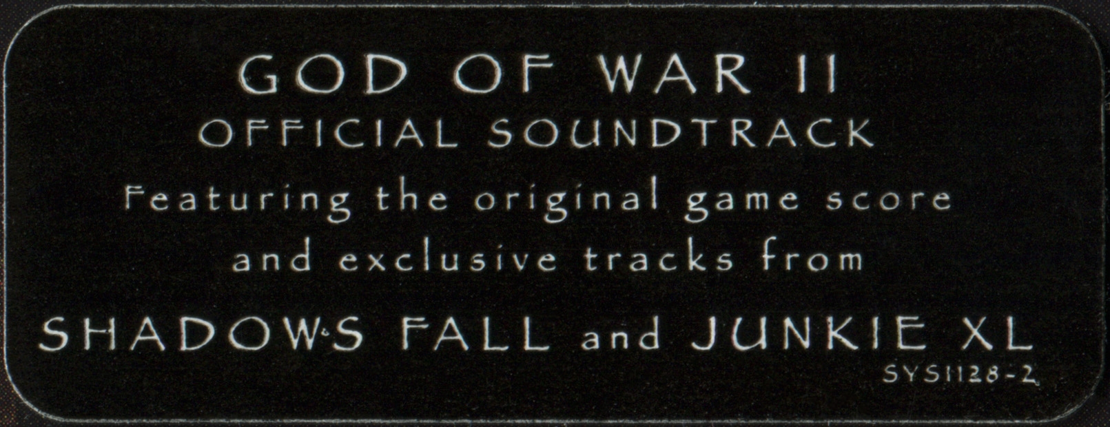 GOD OF WAR II SOUNDTRACK[輸入盤] God Of War II Soundtrack – CD (Promo), 2010 [r13424845